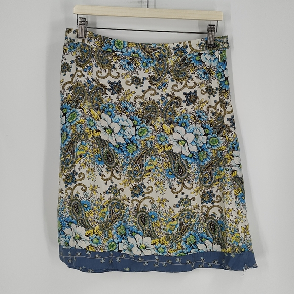 Old Navy | printed silk skirt - Picture 1 of 5